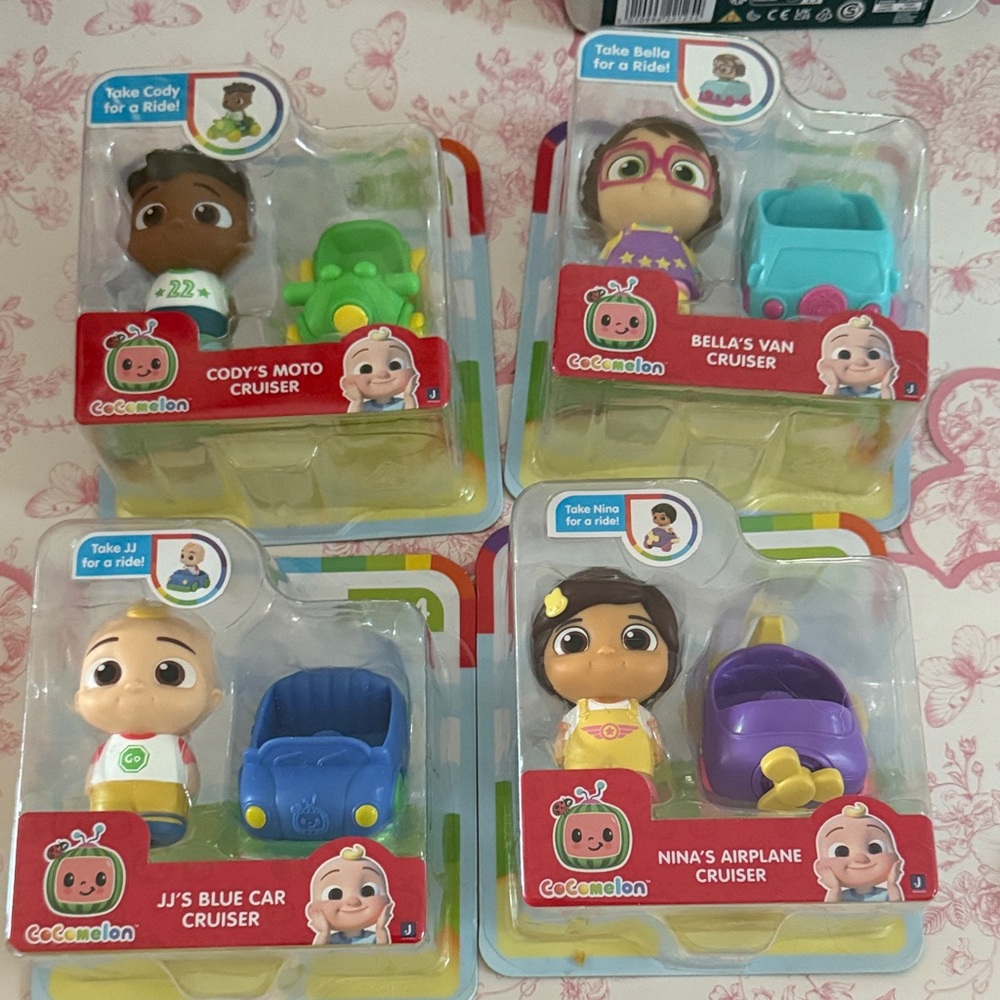 Cocomelon friends cruiser set all 4 included